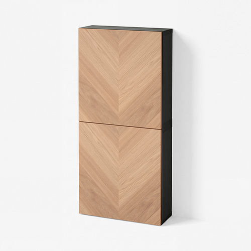 BESTÅ kabinet dinding dengan 2 pintu