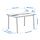 MITTZON - conference table, walnut veneer/white, 120x108x75 cm | IKEA Indonesia - PE938401_S1