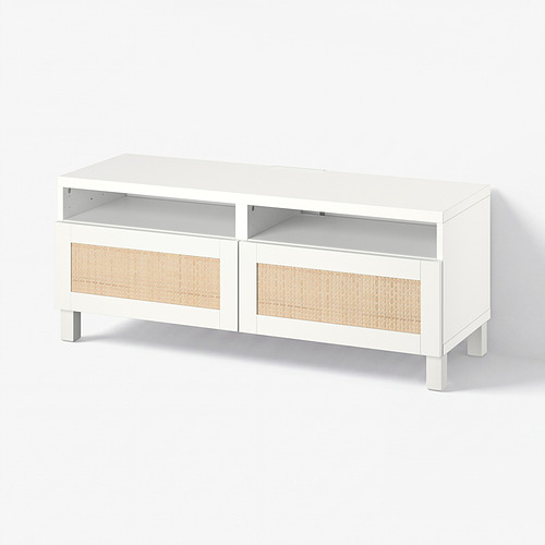 BESTÅ TV bench with drawers