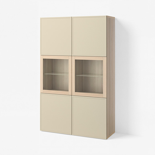 BESTÅ storage combination w glass doors