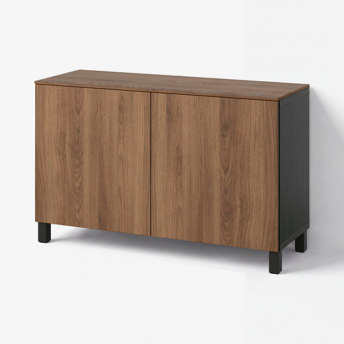 BESTÅ lemari penyimpanan berlapis + pintu
