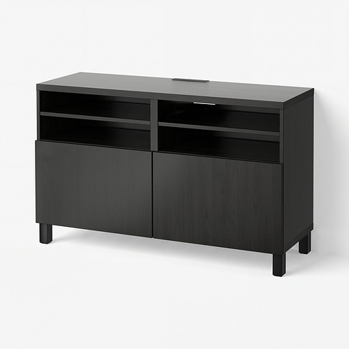 BESTÅ TV bench with doors
