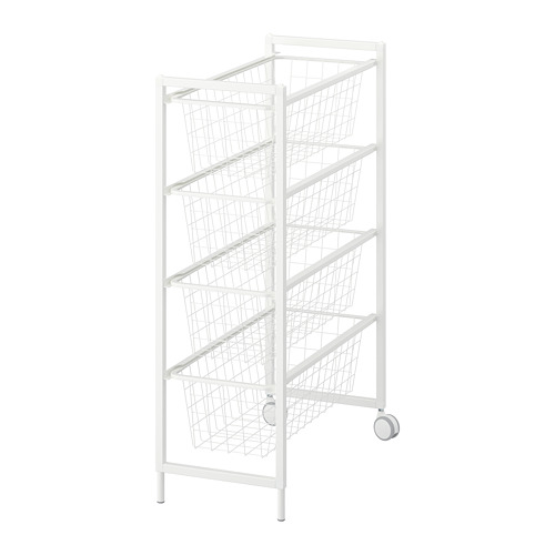 Jonaxel Frame With Wire Baskets Castors Ikea Indonesia