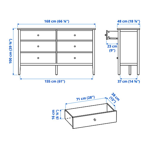 GULLABERG Measurement Illustration