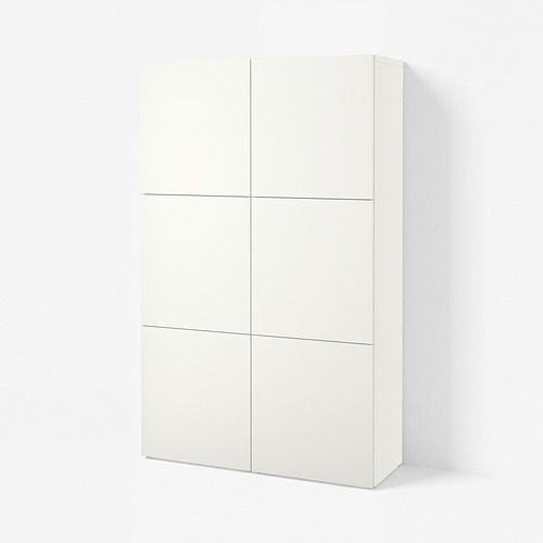 BESTÅ lemari penyimpanan berlapis + pintu