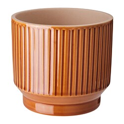 HONUNGSPALM - Plant pot, in/outdoor/brown, 12 cm