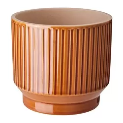 HONUNGSPALM - Plant pot, in/outdoor/brown, 12 cm