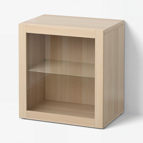 BESTÅ shelf unit with glass door