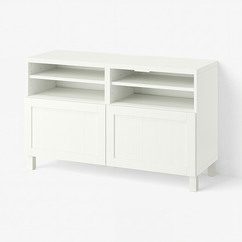 BESTÅ TV bench with doors