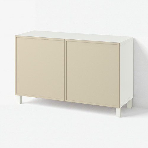 BESTÅ lemari penyimpanan berlapis + pintu