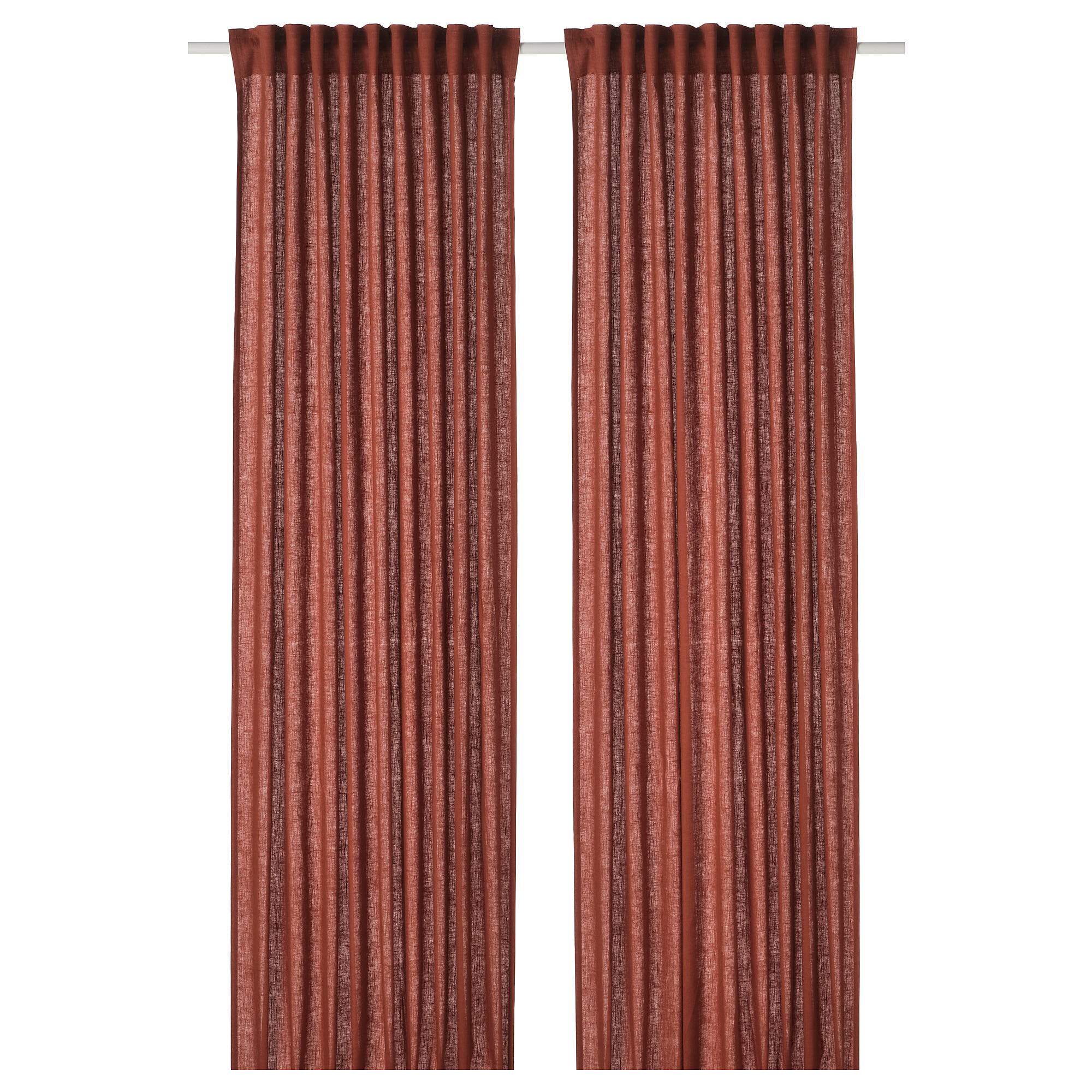 DYTÅG curtains, 1 pair, redbrown, 145x250 cm IKEA Indonesia