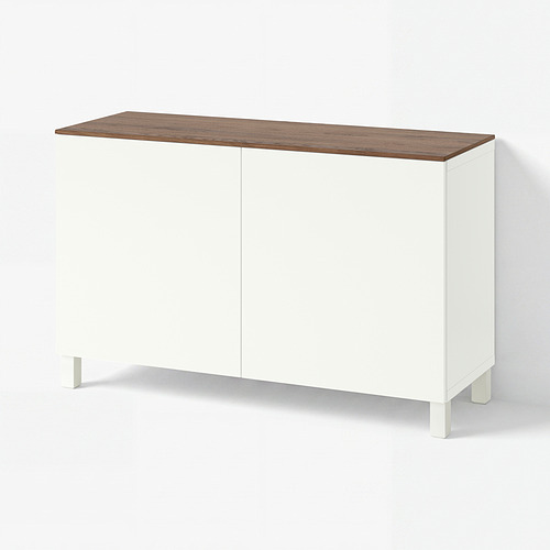 BESTÅ lemari penyimpanan berlapis + pintu