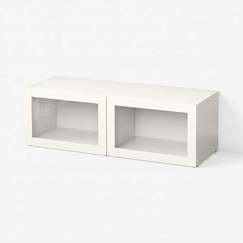BESTÅ shelf unit with glass doors