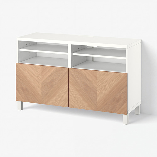 BESTÅ TV bench with doors
