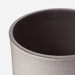 HONUNGSPALM - Pot tanaman, dalam/luar ruang/abu-abu/krem, 12 cm