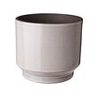HONUNGSPALM - Pot tanaman, dalam/luar ruang/abu-abu/krem, 15 cm