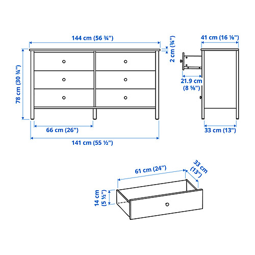 KILBERGET Measurement Illustration