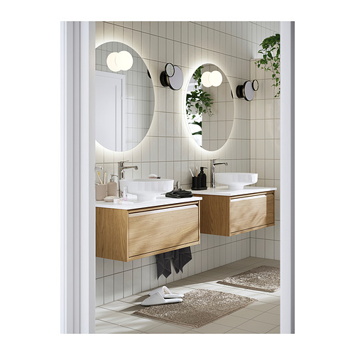 LERSJÖN countertop wash-basin w water trap