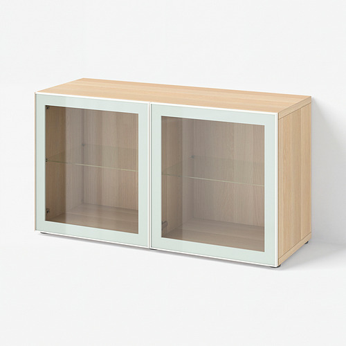 BESTÅ shelf unit with glass doors