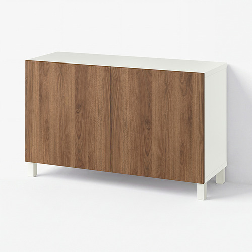BESTÅ lemari penyimpanan berlapis + pintu