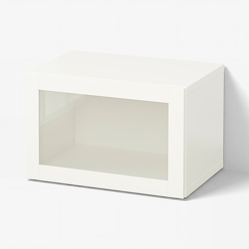 BESTÅ shelf unit with glass door