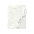 FÄRGMÅRA - Fitted sheet, white, 180x200 cm