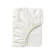 NATTJASMIN - Fitted sheet, white, 180x200 cm