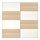 MEHAMN - sepasang pintu geser, dua sisi/efek kayu oak diwarnai putih putih, 200x201 cm | IKEA Indonesia - PE724967_S1