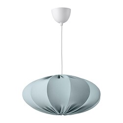 HEMMA/REGNSKUR - Lampu gantung, toska/putih, 52 cm