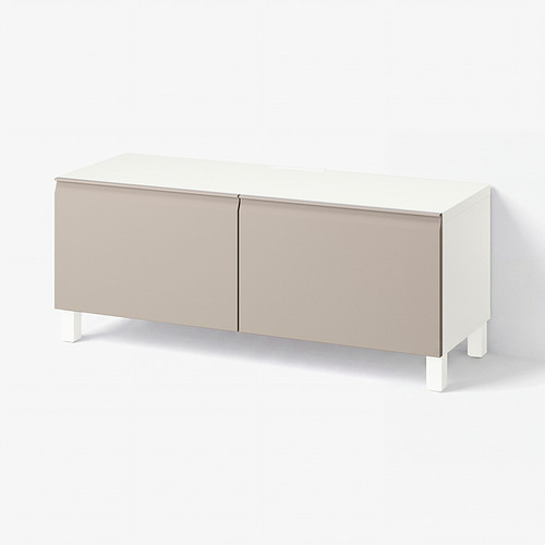 BESTÅ TV bench with doors