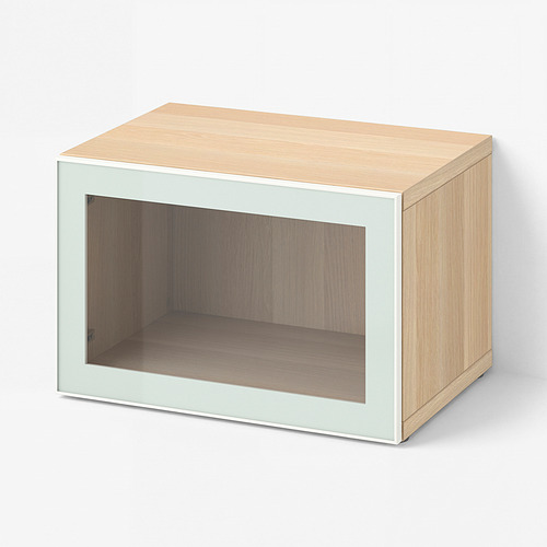 BESTÅ shelf unit with glass door