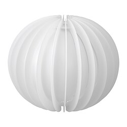 HAVSFJÄDER - Kap lampu gantung, putih, 42 cm