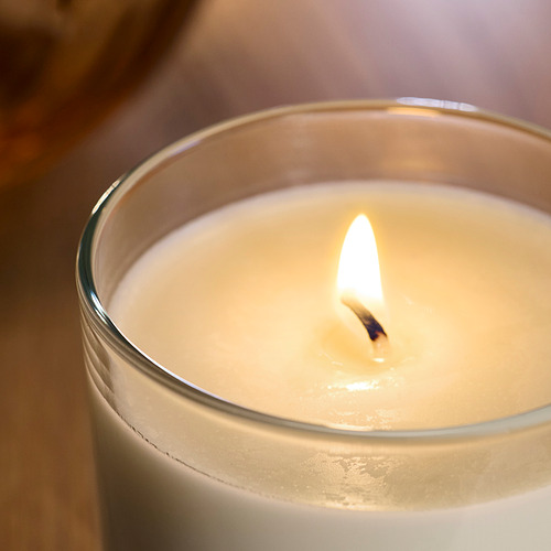 LOTSFÅGEL lilin beraroma dalam gelas