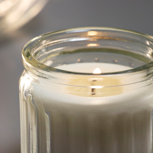 HÖKGÖK scented candle in glass