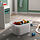 TROFAST - storage combination with box/trays, white turquoise/white, 34x44x56 cm | IKEA Indonesia - PE867555_S1