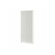BILLY/HÖGBO - Bookcase with glass doors, white, 80x30x202 cm