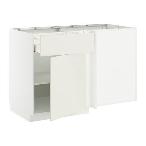 METOD/MAXIMERA corner base cab w drawer and shelf