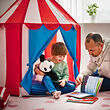 CIRKUSTÄLT - Children's tent, red/blue white