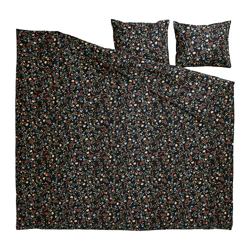 BRUDKRUSBÄR duvet cover and 2 pillowcases