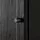 BILLY/OXBERG - lemari buku dg pintu, hitam efek kayu oak, 40x30x106 cm | IKEA Indonesia - PE867721_S1