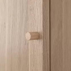 OXBERG - Pintu, efek kayu oak, 40x97 cm