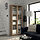 BILLY/OXBERG - rak buku dengan pintu kaca, efek kayu oak, 80x30x202 cm | IKEA Indonesia - PE867751_S1