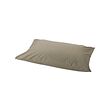 ULLVIDE - Sarung bantal, abu-abu krem, 50x80 cm