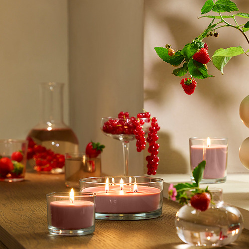 LOTSFÅGEL lilin beraroma dalam gelas