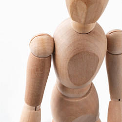 GESTALTA - Patung artis, alami, 33 cm