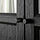 OXBERG - panel/glass door, black oak effect, 40x192 cm | IKEA Indonesia - PE867770_S1