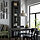 BILLY/OXBERG - rak buku dg pntu kaca/unit ekstensi, hitam efek kayu oak, 40x30x237 cm | IKEA Indonesia - PE867798_S1