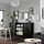 BILLY/OXBERG bookcase combination with doors