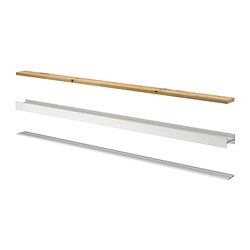 SKYTTA - Rail for sliding door frame, 3 tracks white