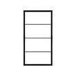 SKYTTA - rangka pintu geser, hitam, 102x196 cm | IKEA Indonesia - PE825157_S2